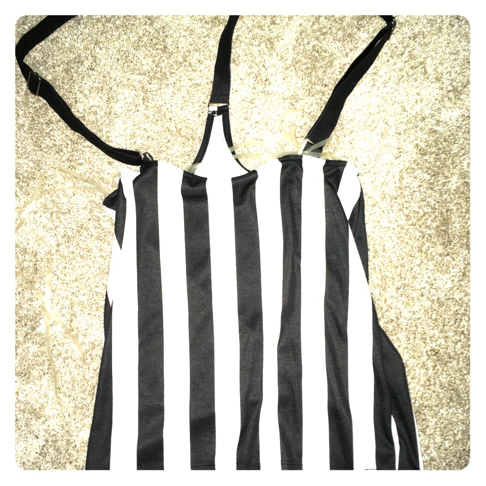 Love Culture black and white stripped skirt